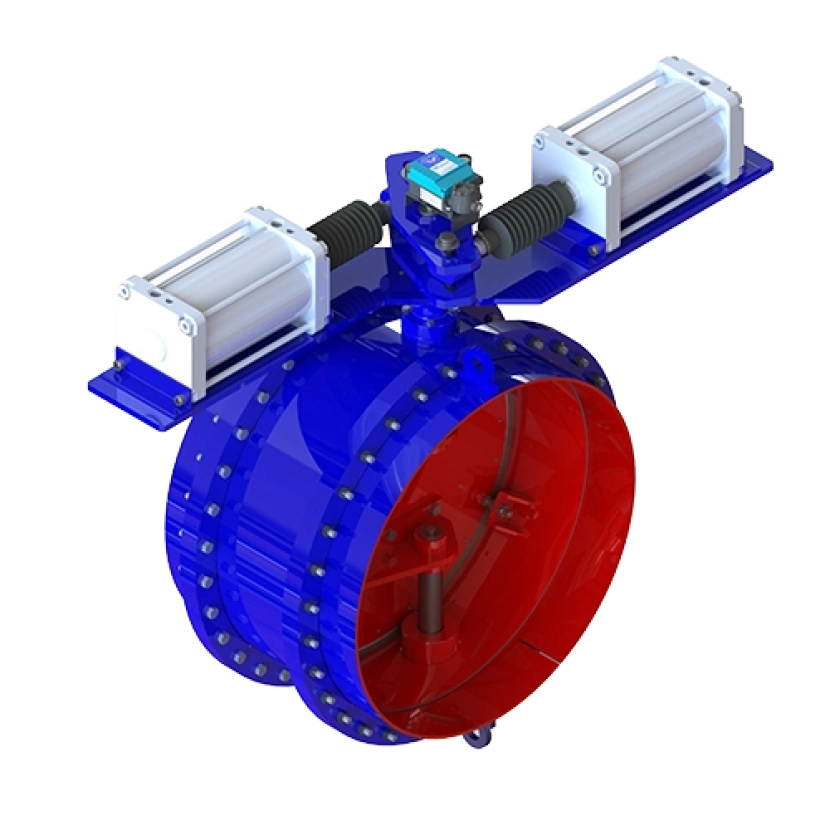 Válvula Bi-excentrica (Pneumática - Controle)